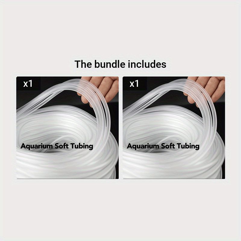 Translucent Silicone Aquarium Air Hose 10 or 30 Feet for Fish Tanks