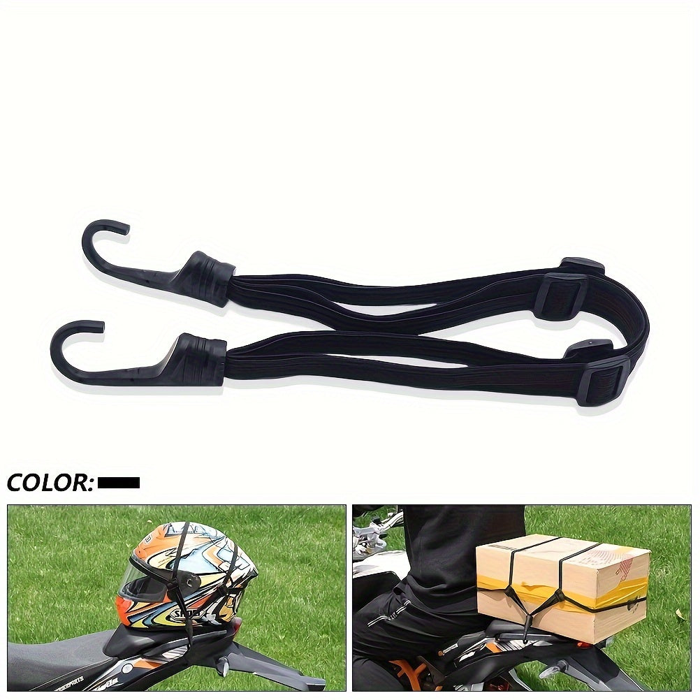 Universal High Elasticity Adjustable Strap with Hook for Helmets and Bikes