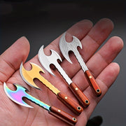 Men's Outdoor Keychain Tool Mini EDC Knife Small Kitchen Use Compact Black