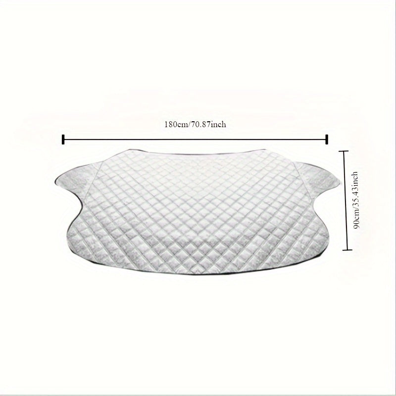 Universal Car Sunshade Thickened Sun Protection Shield Easy to Install