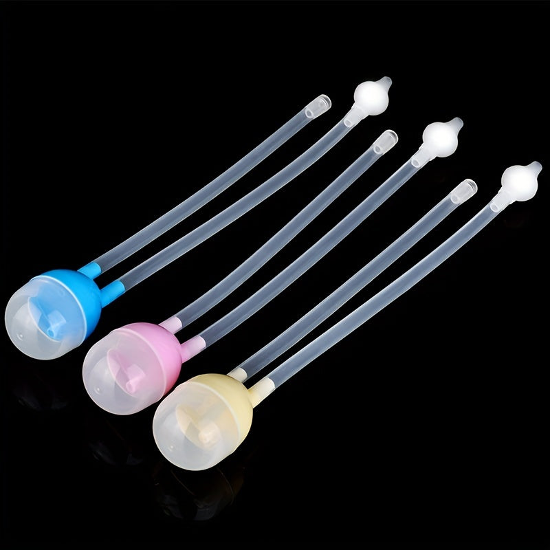 Newborn Baby Nasal and Oral Suction Devices Set for Snot Removal and Oral Care