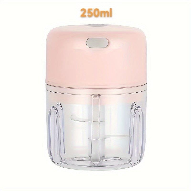 Picadora eléctrica de ajo, molinillo recargable para jengibre, chile y verduras