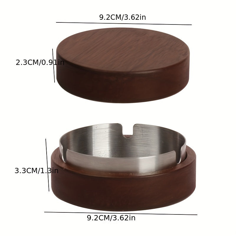 Portable Retro Ashtray Set for Home Office Car Decorative Accessories