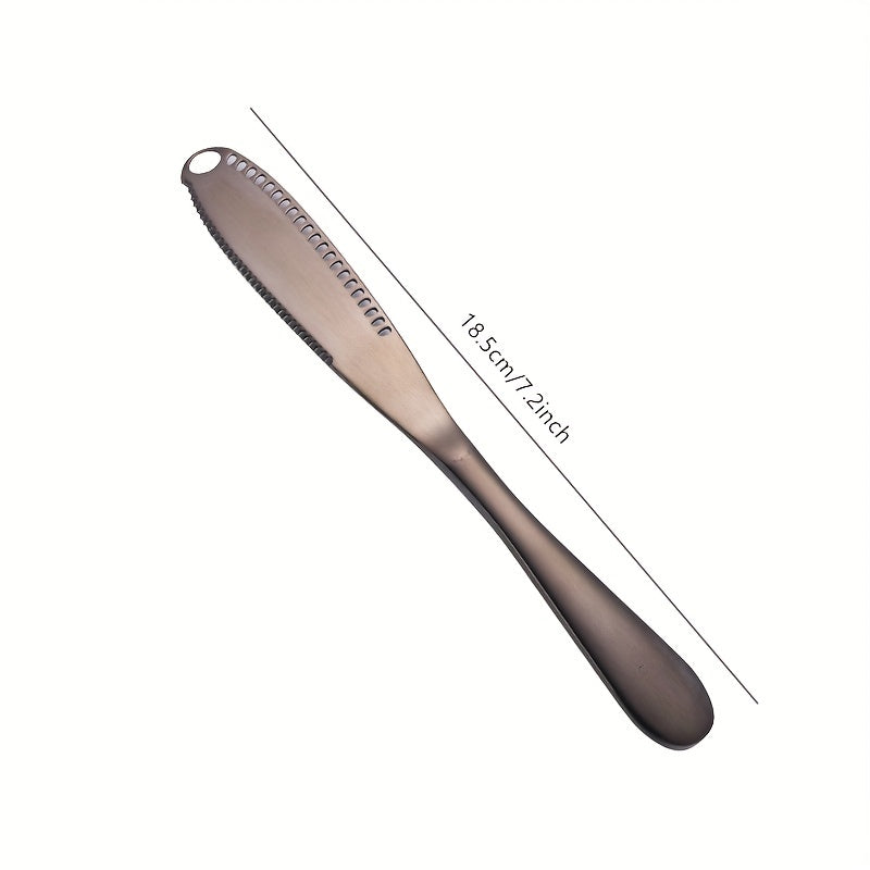 Stainless Steel Butter Spreader 3-in-1 Kitchen Gadget Multi-Color