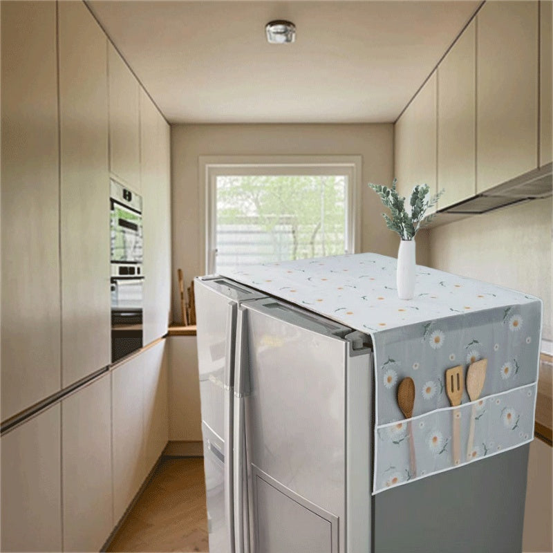 Cubierta de electrodomésticos con diseño floral resistente a los arañazos para nevera y cocina
