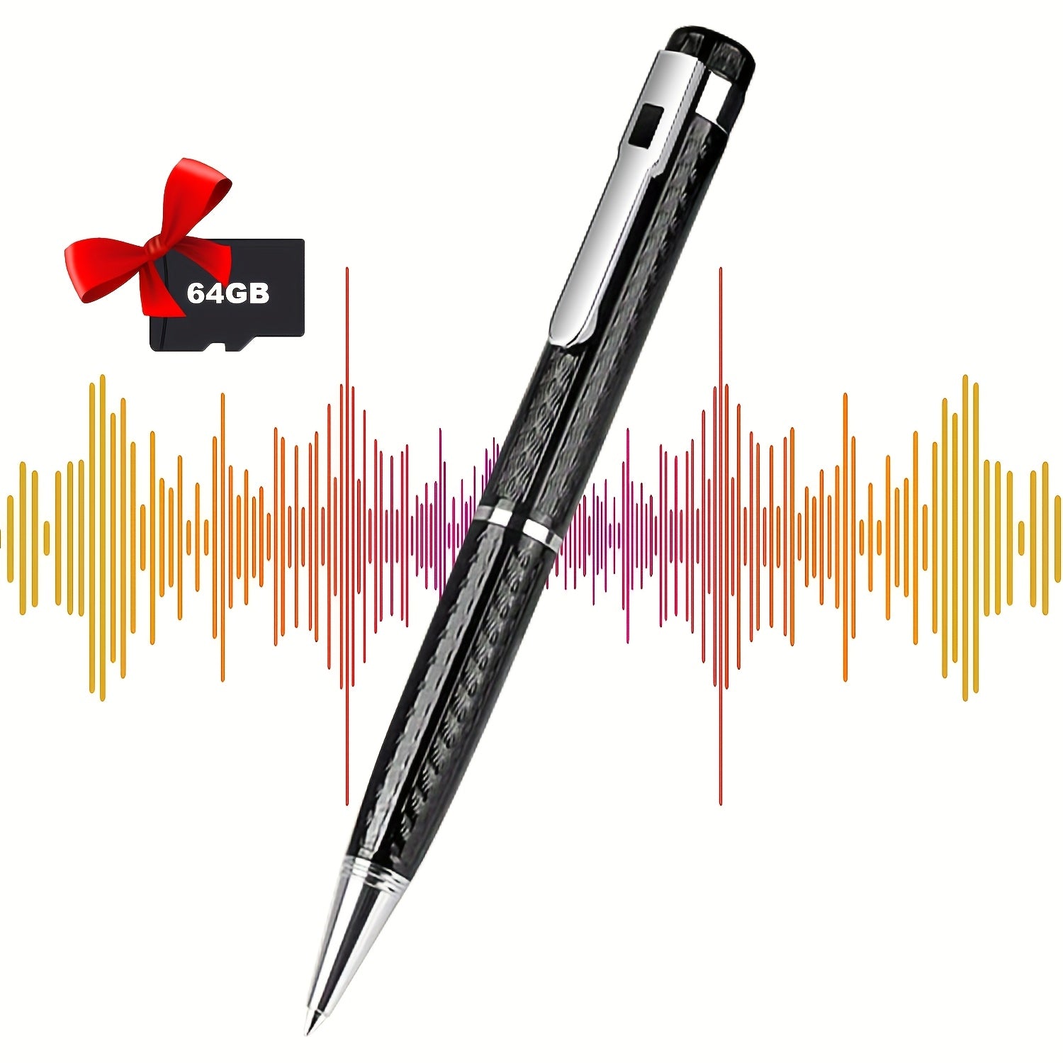Digital Voice Recorder 64GB 32GB Noise Reduction Rechargeable Voice Activated