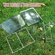 Stainless Steel Grill for Outdoor Cooking Camping Tailgating Lightweight High-Temperature Resistant