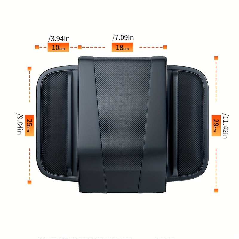 Подлокотник для автомобиля с памятью из пеноматериала, регулируемый, из искусственной кожи
