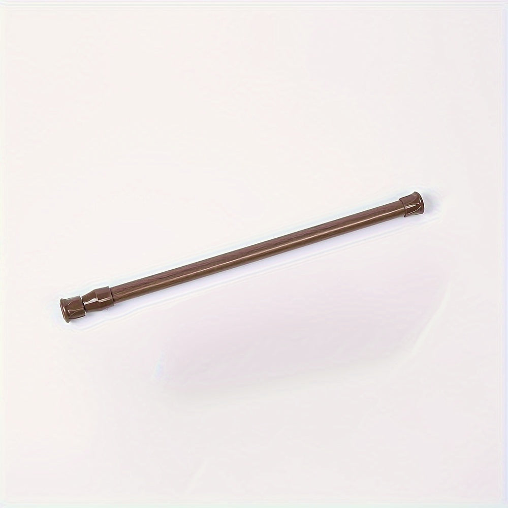 Telescopic Curtain Rod Adjustable Length 18cm for Wardrobe Kitchen Balcony