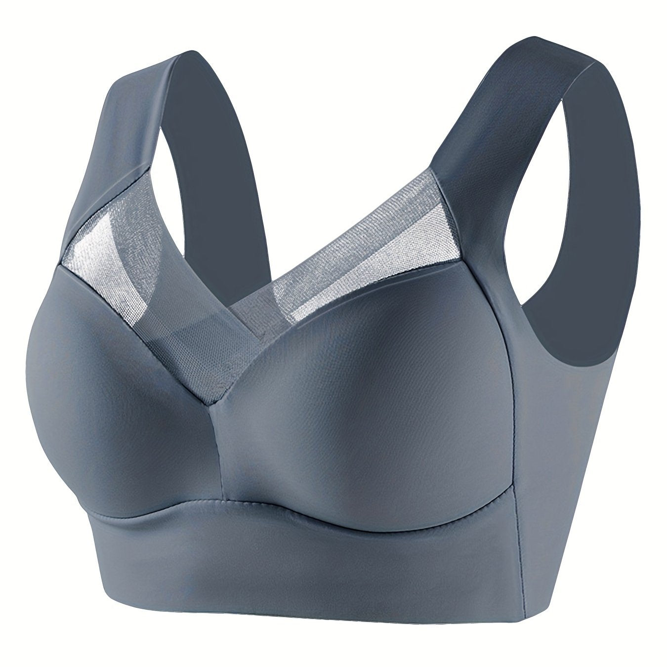 Women's Mesh Wireless Bra Comfortable Full Coverage Lingerie
