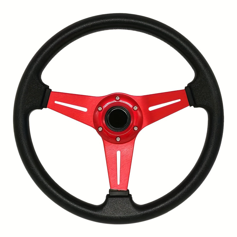 Volante de carreras Performance Deep Dish de 350mm para vehículos deportivos JDM