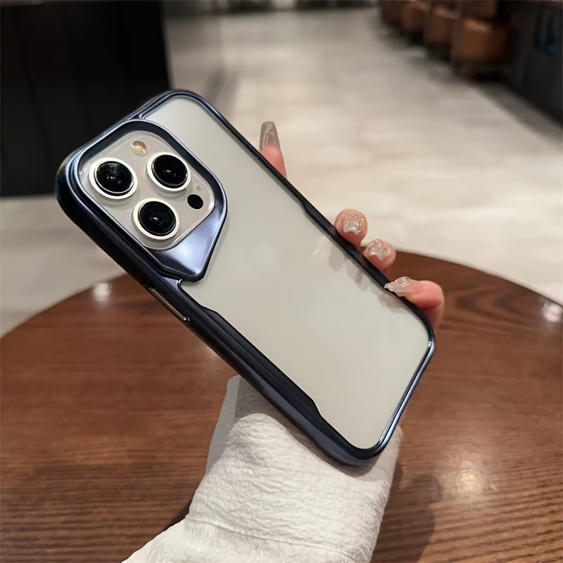 Electroplated Clear TPU Phone Case for iPhone Models Drop Protection