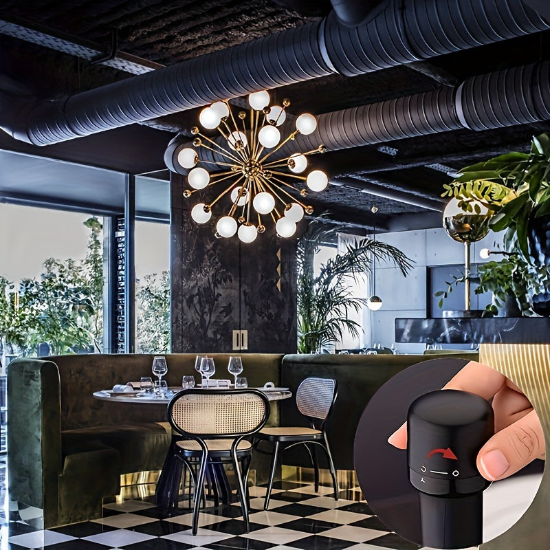 Reusable Vacuum Wine and Champagne Bottle Stoppers Leak-Proof for Hotels and Restaurants
