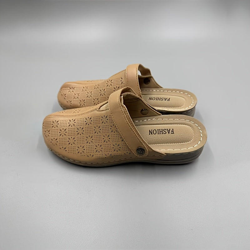 Women'S Mesh Slip-On Loafers, Adjustable Strap, Comfortable Indoor Outdoor Shoes