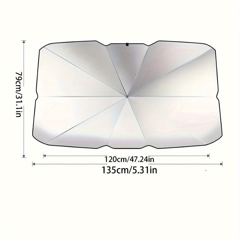 Автомобильный солнцезащитный зонт-навес для окна, защита от солнца, теплоизоляционный чехол