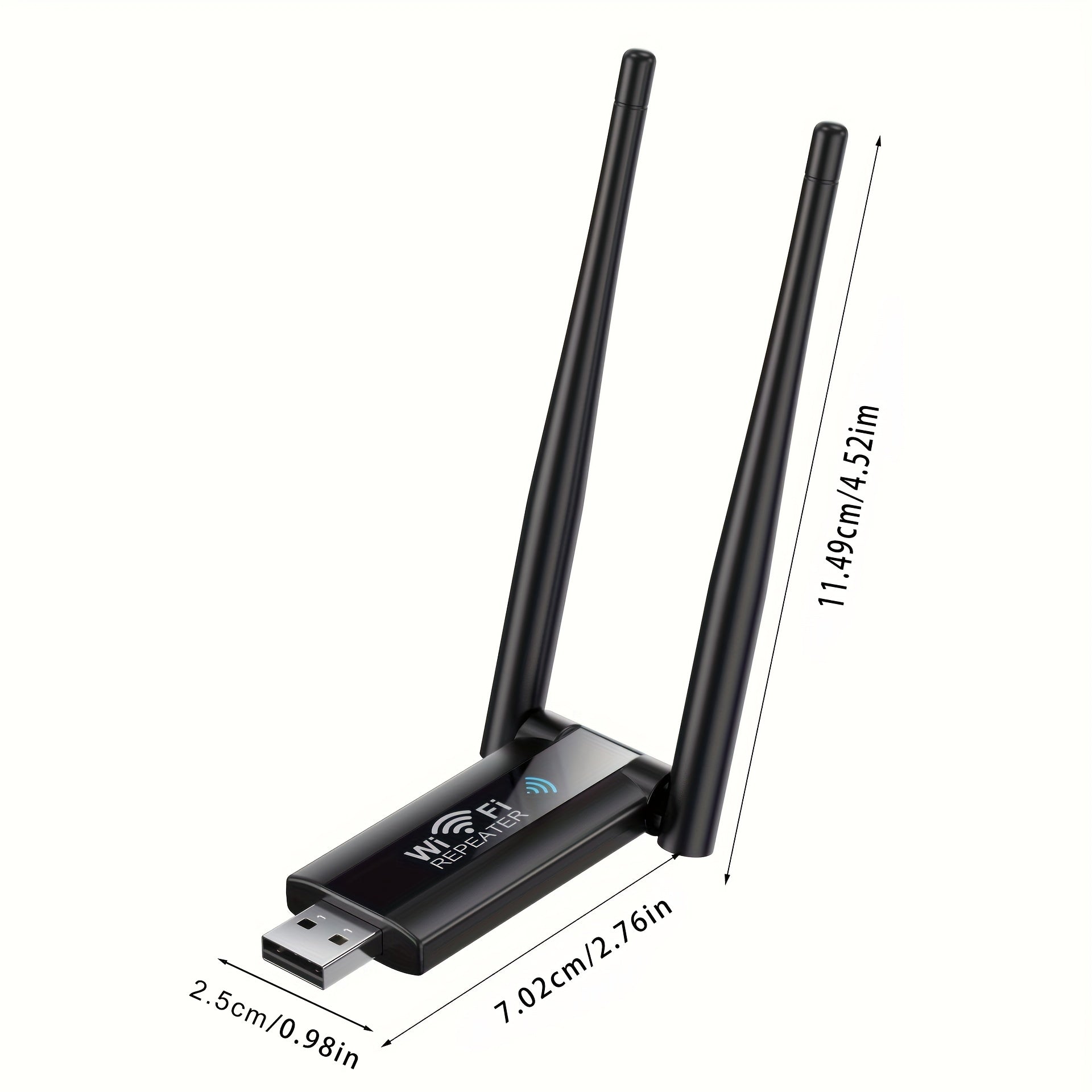 300Mbps USB Wi-Fi Repeater Signal Booster Easy to Install