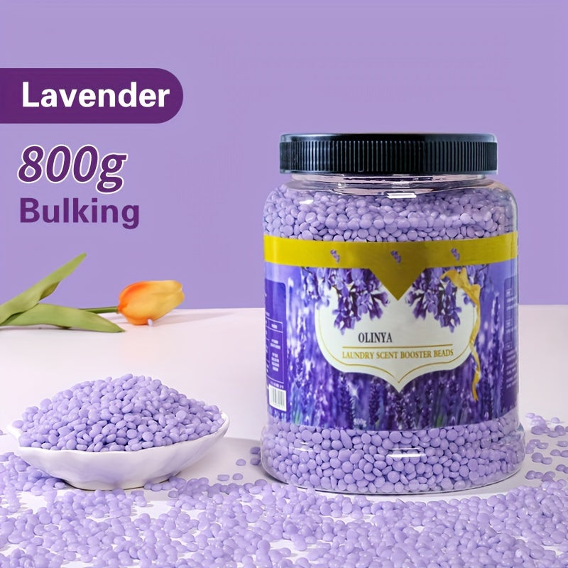Lavender Scented Laundry Beads 800g Long-Lasting Freshness No Electricity Needed