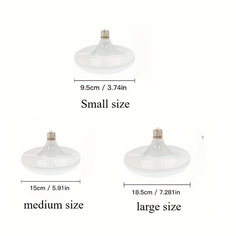 High Power LED UFO Ceiling Light Bulb E27 Emergency Lighting Shock-Resistant