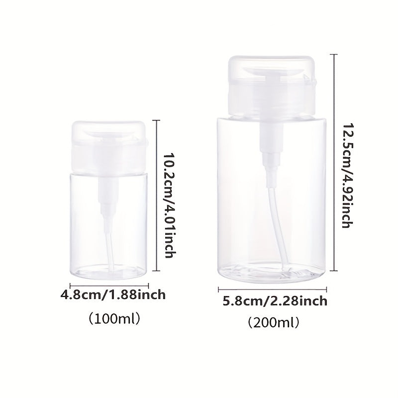 Liquid Pump Dispenser Bottle for Makeup Remover and Cosmetic Organization