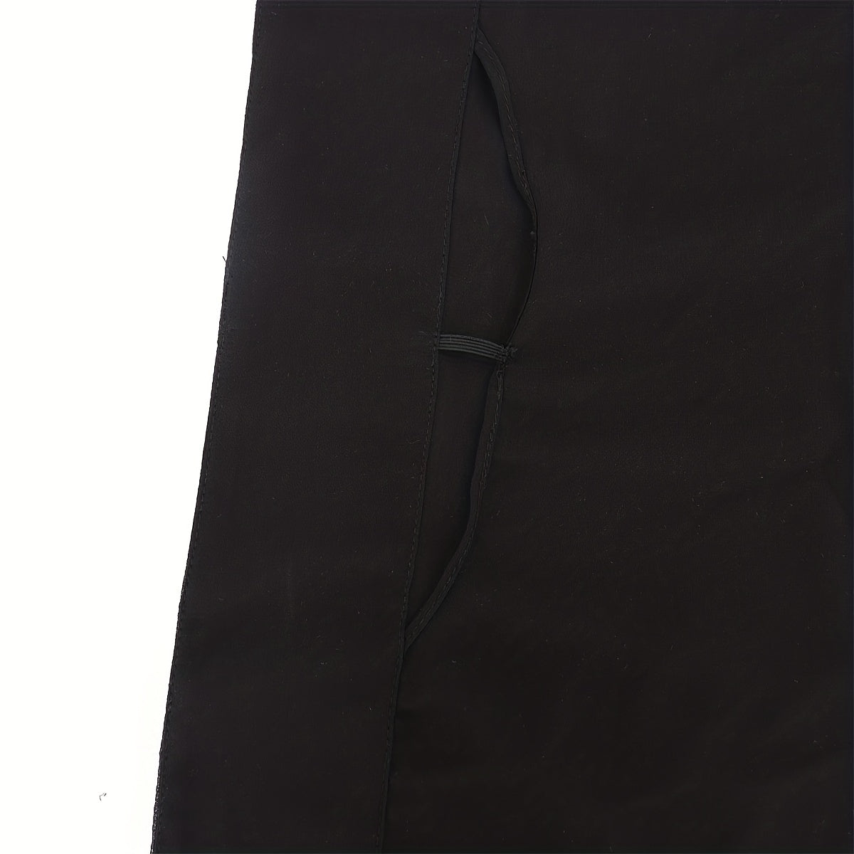 Ladies Black Chiffon Niqab Breathable Sun Protection Face Veil