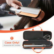 Nylon Travel Case for Straighteners Shockproof Dustproof with Mesh Pockets Handle Zipper