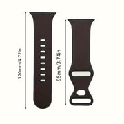 Waterproof Liquid Silicone Sports Watch Strap for 38-45mm Watches Durable Comfortable