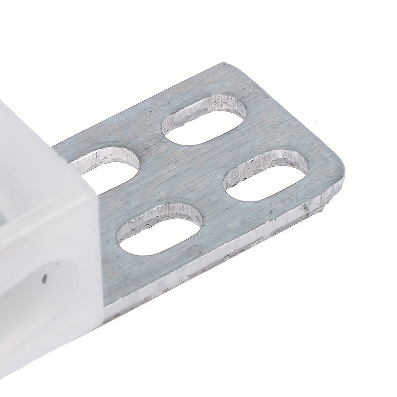 2-Pack White Metal Sofa Spring Clips for Couch Cushion Repair