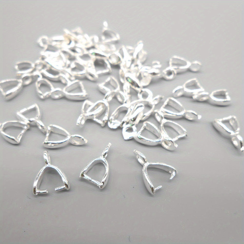 Set of 50/100 Melon Seed Design Buckle Charms Jewelry Findings for Beading and Accessories