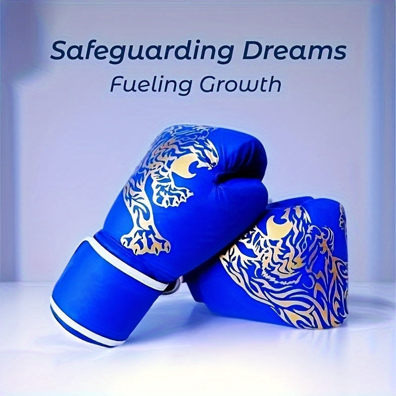 Kids Boxing Training Gloves Red Blue Includes Free Sandbag Gloves