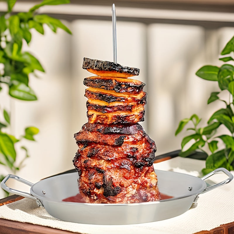 Stainless Steel Vertical Screw Barbecue Pot with Accessories, 3 Sizes Removable