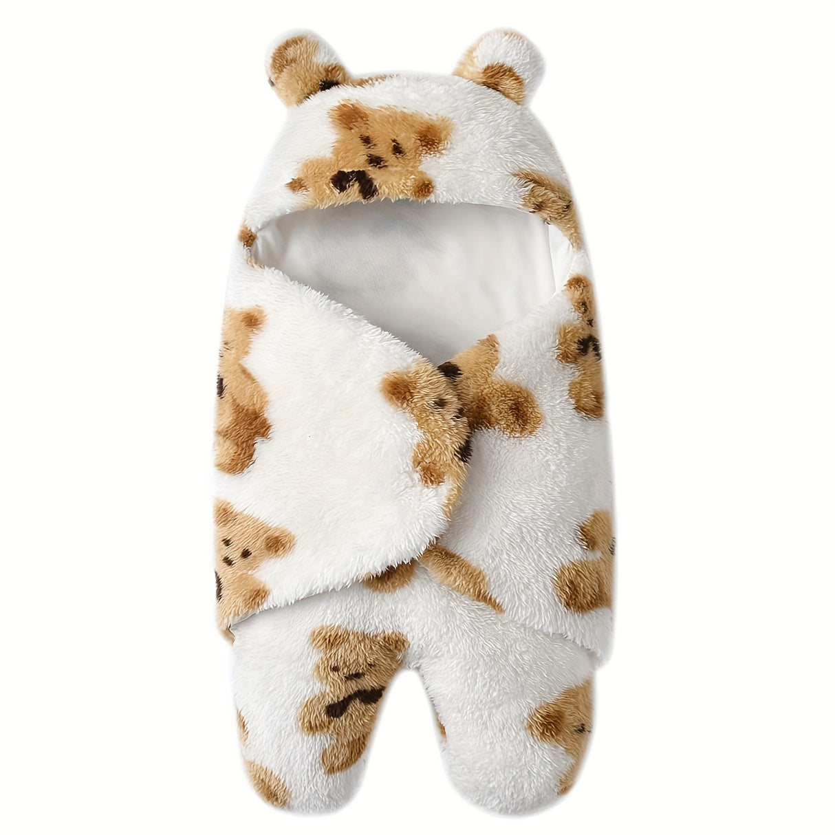 Baby Swaddle Blanket for Newborns Monochrome Black and White Lamb Cartoon Soft Cotton