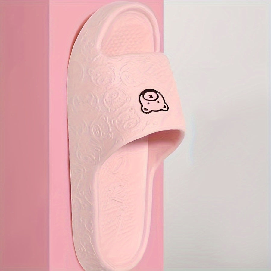 Unisex Cartoon Bear Slippers Soft EVA Non-Slip Bedroom Slides