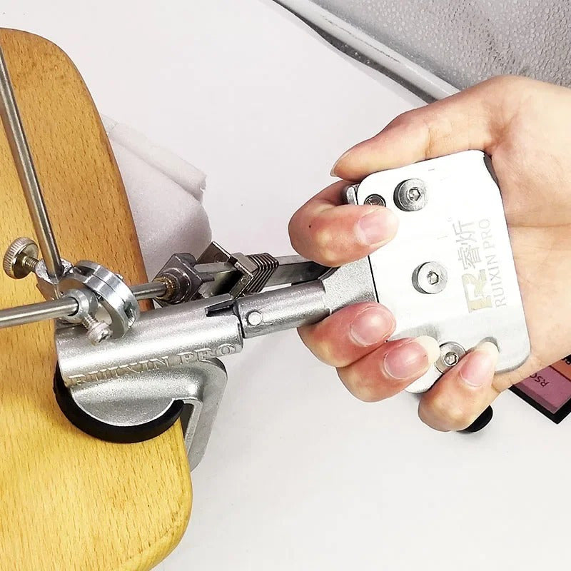 Yangi professional Ruixin pro 4 rx 008 Alüminiy alloy pichoq silliqlash tizimi, olmosli silliqlash toshi bilan.