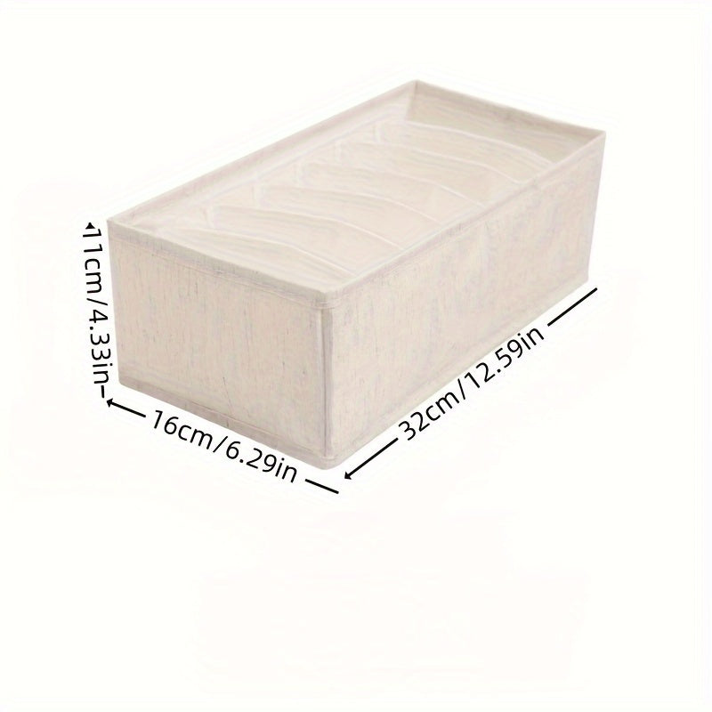 Organizador de almacenamiento para ropa interior, calcetines y pantalones con asa, ahorro de espacio en el armario