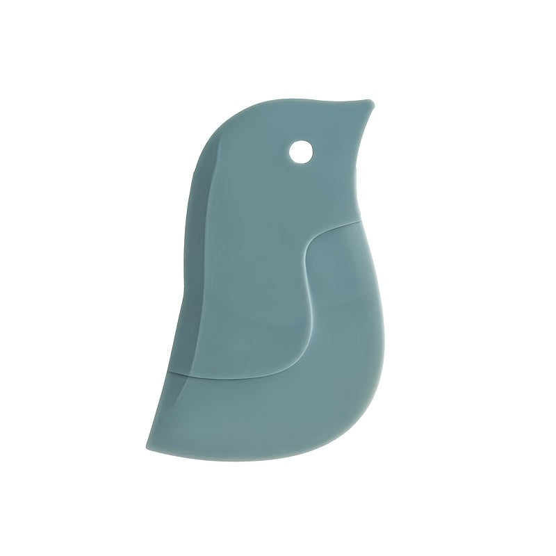 Penguin-Shaped Soft Kitchen Scraper - Non-Battery Grease and Residue Remover