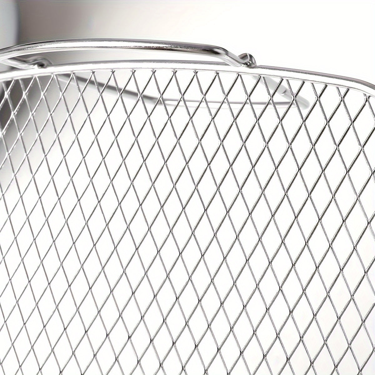 Barbekyu tokchasi, yog' to'kish tokchasi, gril to'ri pech tokchasi, yog' filtr tokchasi - Nikel 304 - Havo frityur aksessuarlari - Kvadrat dizayn - Vertikal saqlash