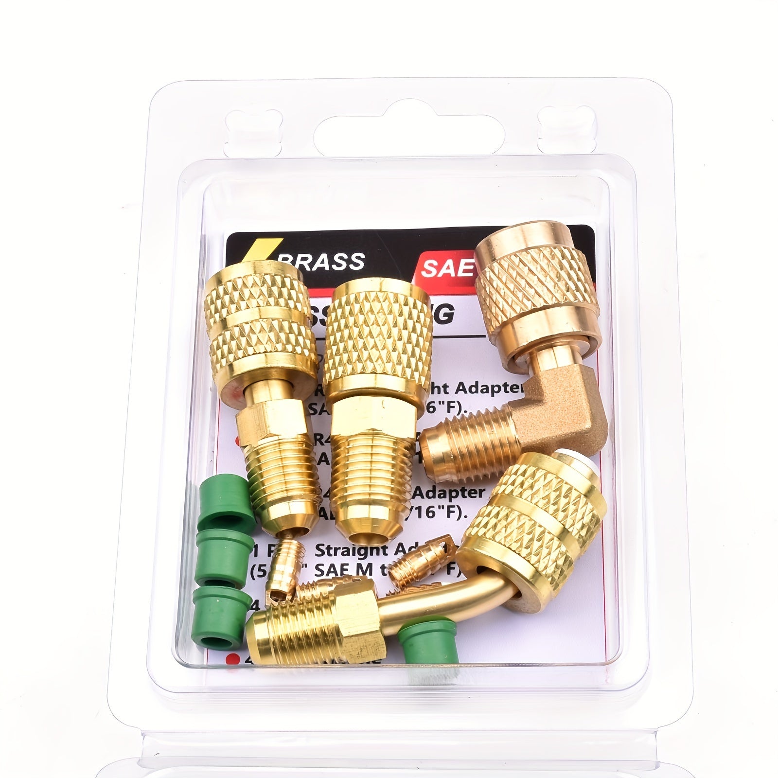 HVAC Adapter Kit R410A Conversion 5/16" SAE Female to 1/4" SAE Male Flare