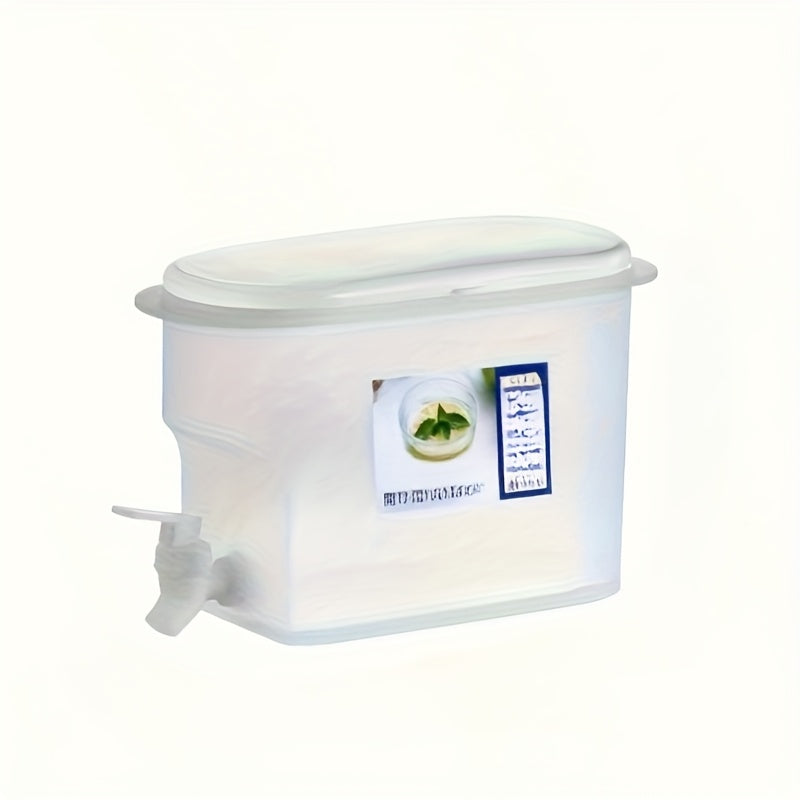 Dispensador de bebidas de plástico a prueba de fugas de 3.5L con grifo, botella de agua reutilizable para almacenamiento en cocina