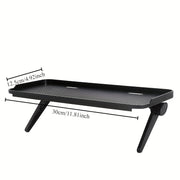 Регулируемая пластиковая настенная полка для телевизора, компьютерного монитора, медиа-приставки и маршрутизатора — экономит место, выдерживает большую нагрузку, проста в установке