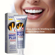 Tishlarni oqartirish uchun tish pastasi 100g chuqur tozalash dog'larni olib tashlovchi stomatologik parvarish uchun