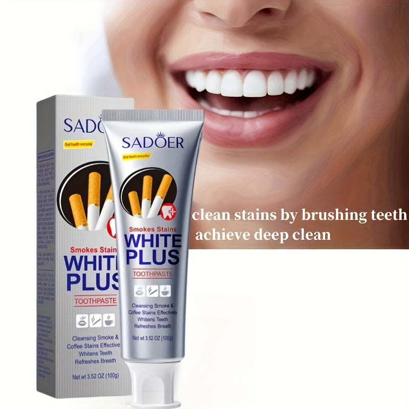 Tishlarni oqartirish uchun tish pastasi 100g chuqur tozalash dog'larni olib tashlovchi stomatologik parvarish uchun