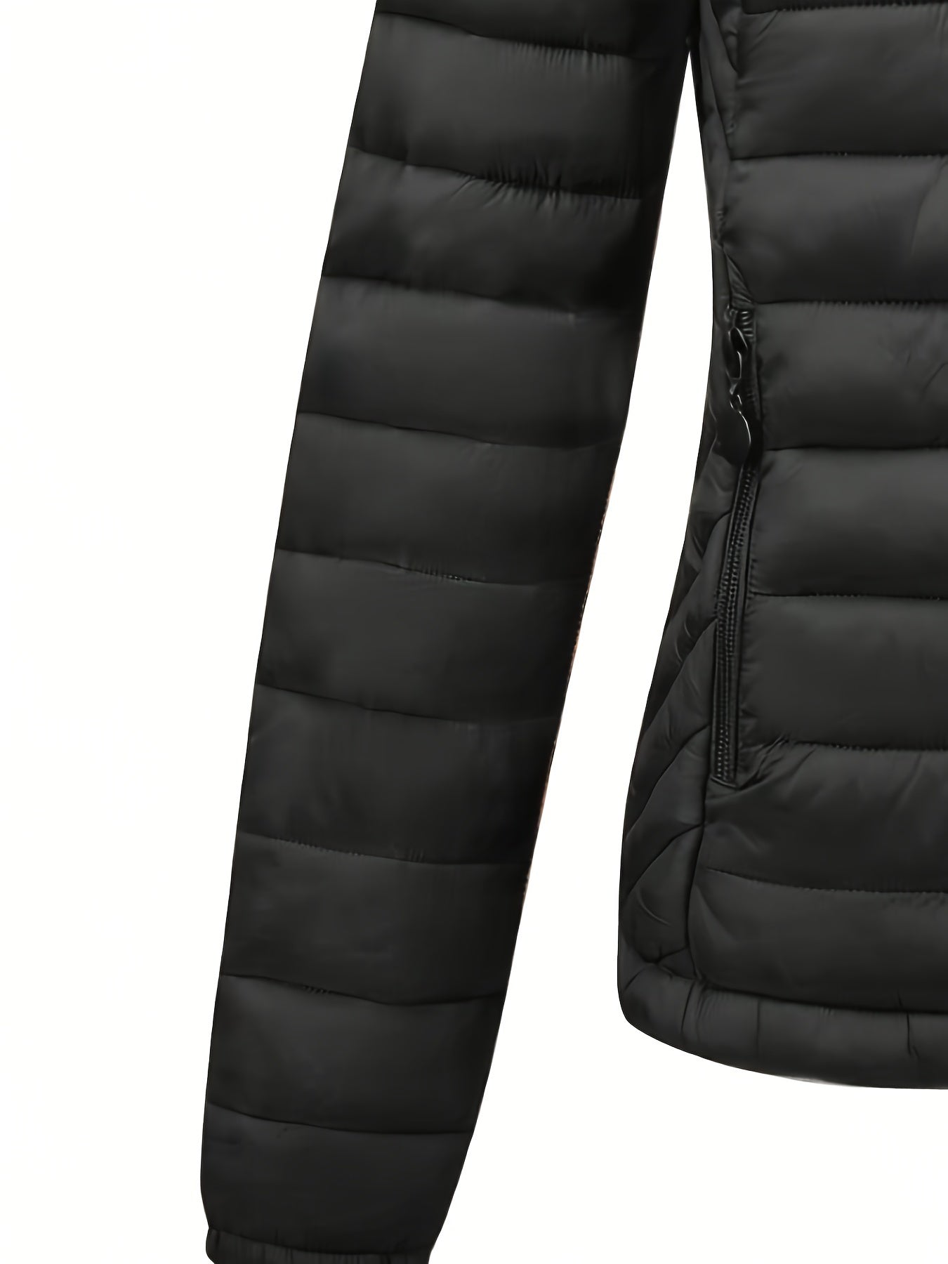 Women's Hooded Coat Lightweight Waterproof Casual Autumn Winter Puffer with Pockets