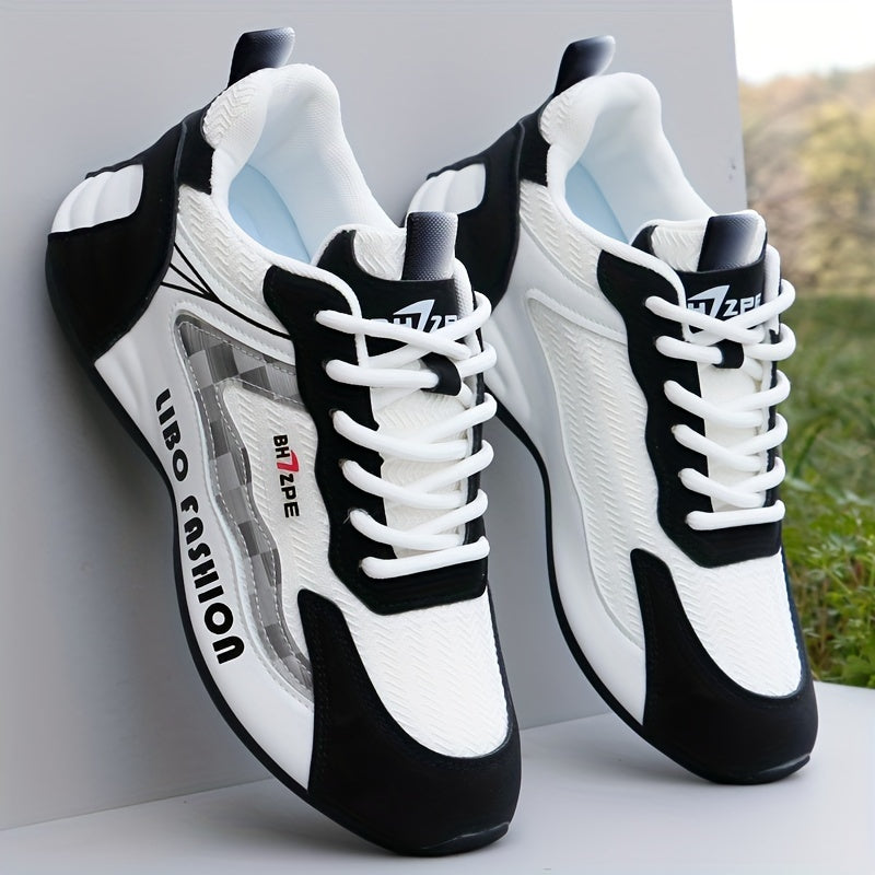 Men's All-Season Non-Slip Lace-Up Running Shoes for Outdoor Workouts