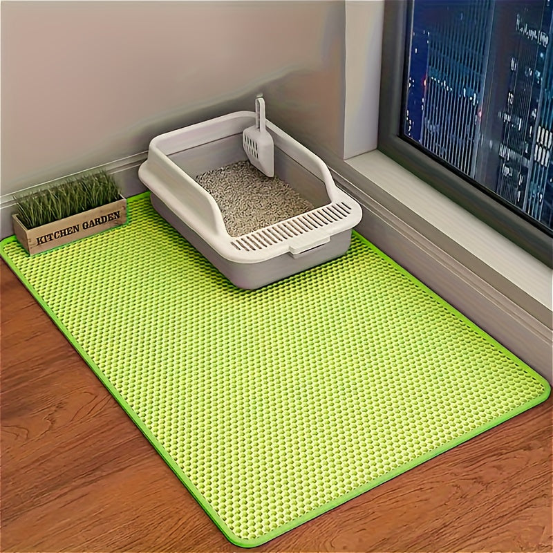XL Double-Layer EVA Cat Litter Mat Waterproof Anti-Slip Urine Resistant Easy to Clean Durable Odorless 6 Colors