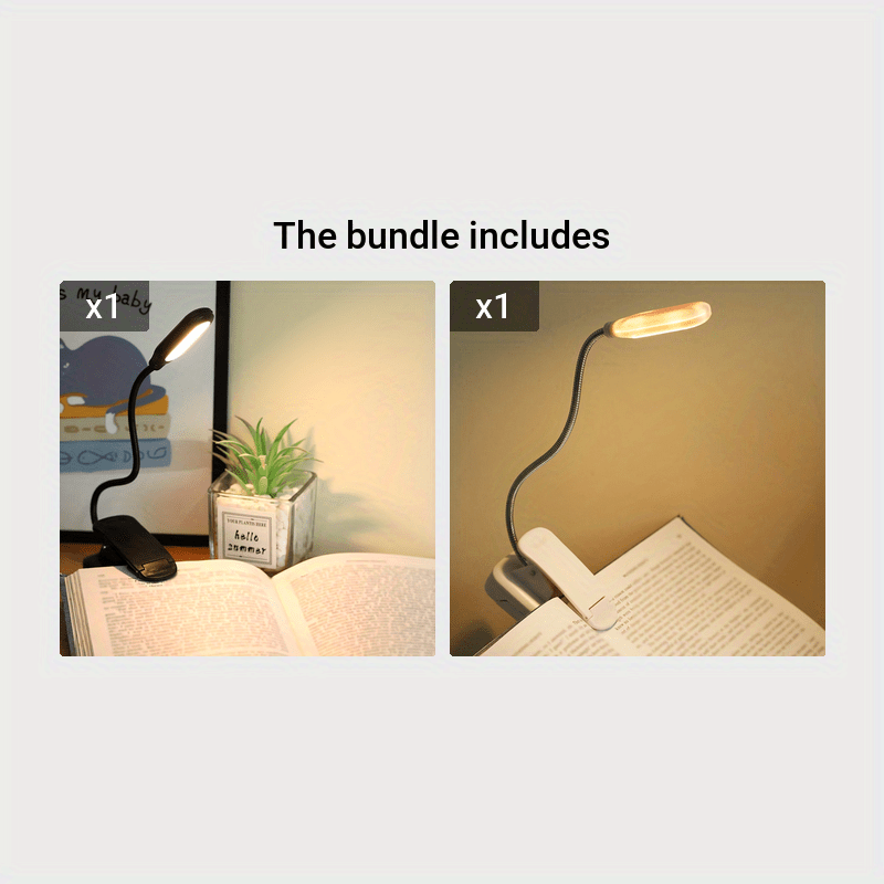Portable Space-Themed Book Light with Adjustable Arm and Uplight for Bedside