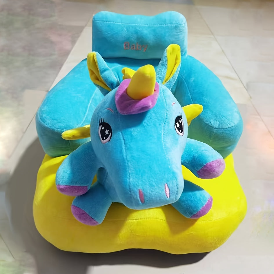 Bolalar va kichkina bolalar uchun moslashuvchan yostiq va orqa qo‘llab-quvvatlash bilan multfilm mo‘rt bolalar uchun booster o‘rindiq