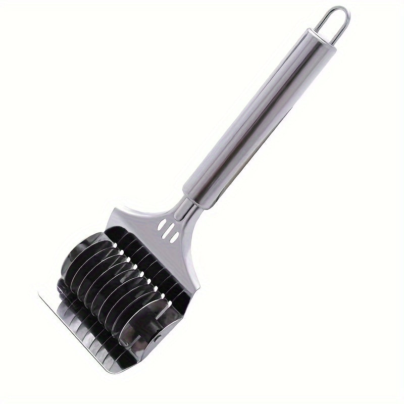 Stainless Steel Manual Noodle Cutter and Press Kitchen Tool with Rolling Pin