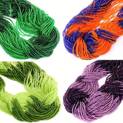 950 Pieces 2mm Faceted Glass Beads Gradient Colors for Jewelry Making and DIY Crafts