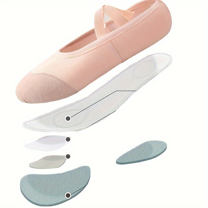 Kids Ballet Dance Shoes for Boys and Girls Soft Sole Slip-On Leather Sole for Yoga Training