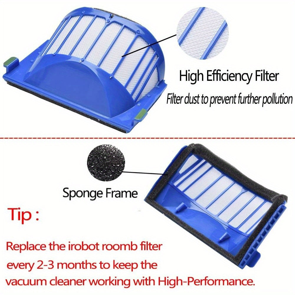 Irobot 600 seriyali changyutgich uchun cho'tkalar, filtrlar va aksessuarlar to'plami, 564-680 modellariga mos keladi.